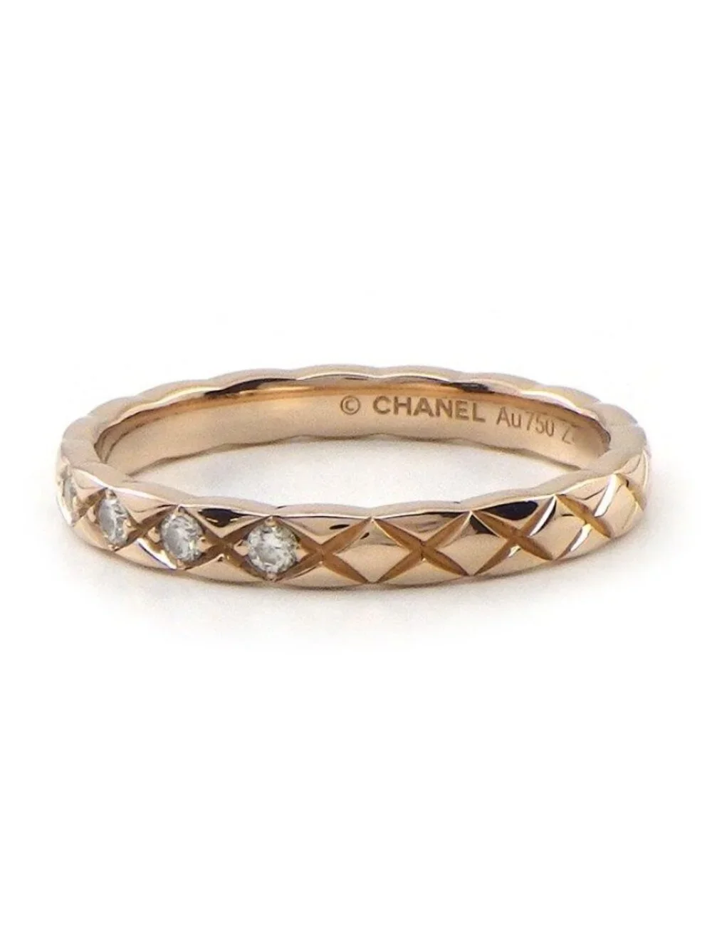Chanel Ring Coco Crush Points Diamond